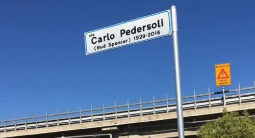 Bud Spencer Strasse Via Carlo Pedersoli