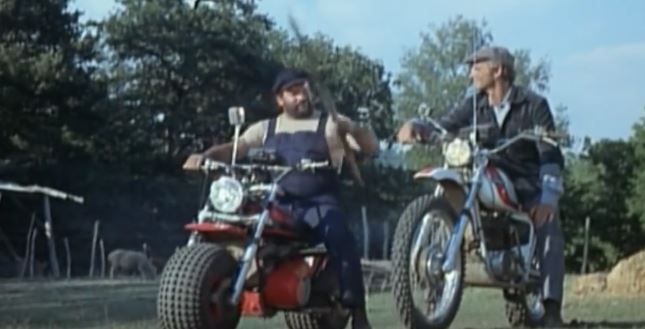 Motorräder vom Film Zwei wie Pech und Schwefel