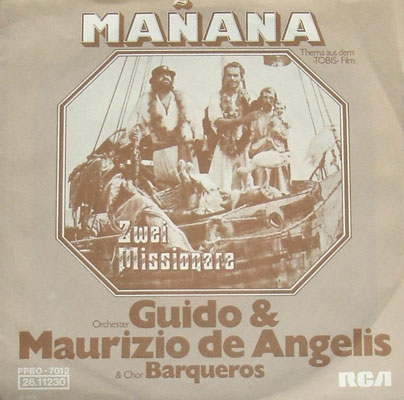 Soundtrack Cover LP Zwei Missionare De Angelis Manana