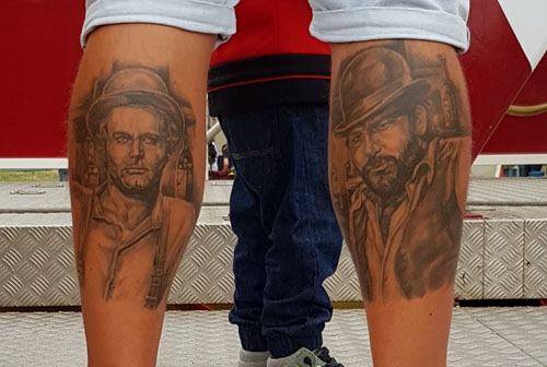 Spencer/Hill Tattoo aus Vier Fäuste für ein Halleluja Film