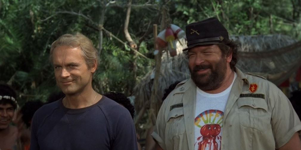 Bud Spencer und Terence Hill im Film Zwei Asse trumpfen auf