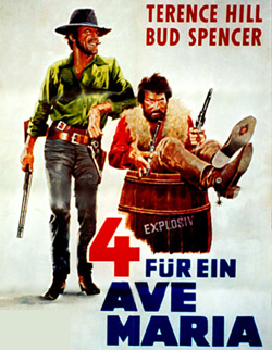 Vier für ein Ave Maria Film mit Bud Spencer und Terence Hill