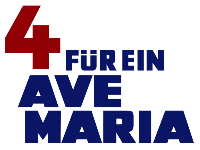 Vier für ein Ave Maria Bud Spencer und Terence Hill Film Cover Schriftzug Logo