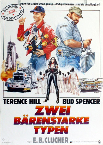 Das Filmposter / Filmplakat zum Film Zwei bärenstarke Typen (Deutschland)